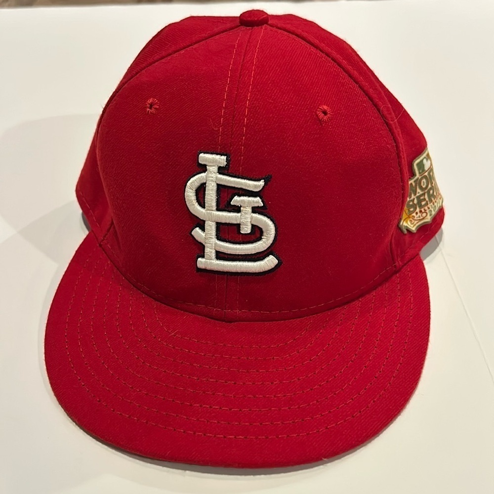 St Louis Cardinals 2011 World Series Baseball Cap Size 7 1/8